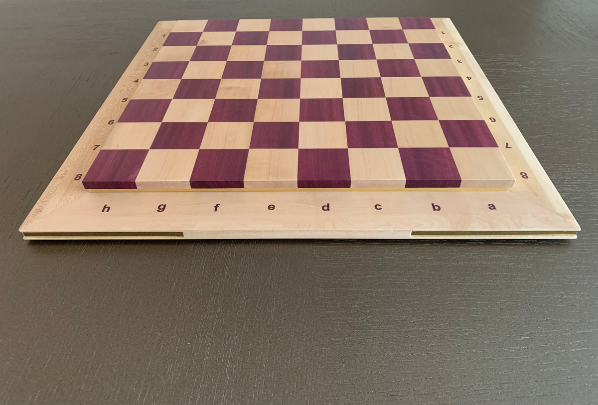 Straight Up Chess Board - Walnut Maple