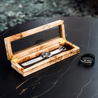 VOGUER ' Single Mappa Burl Watchbox